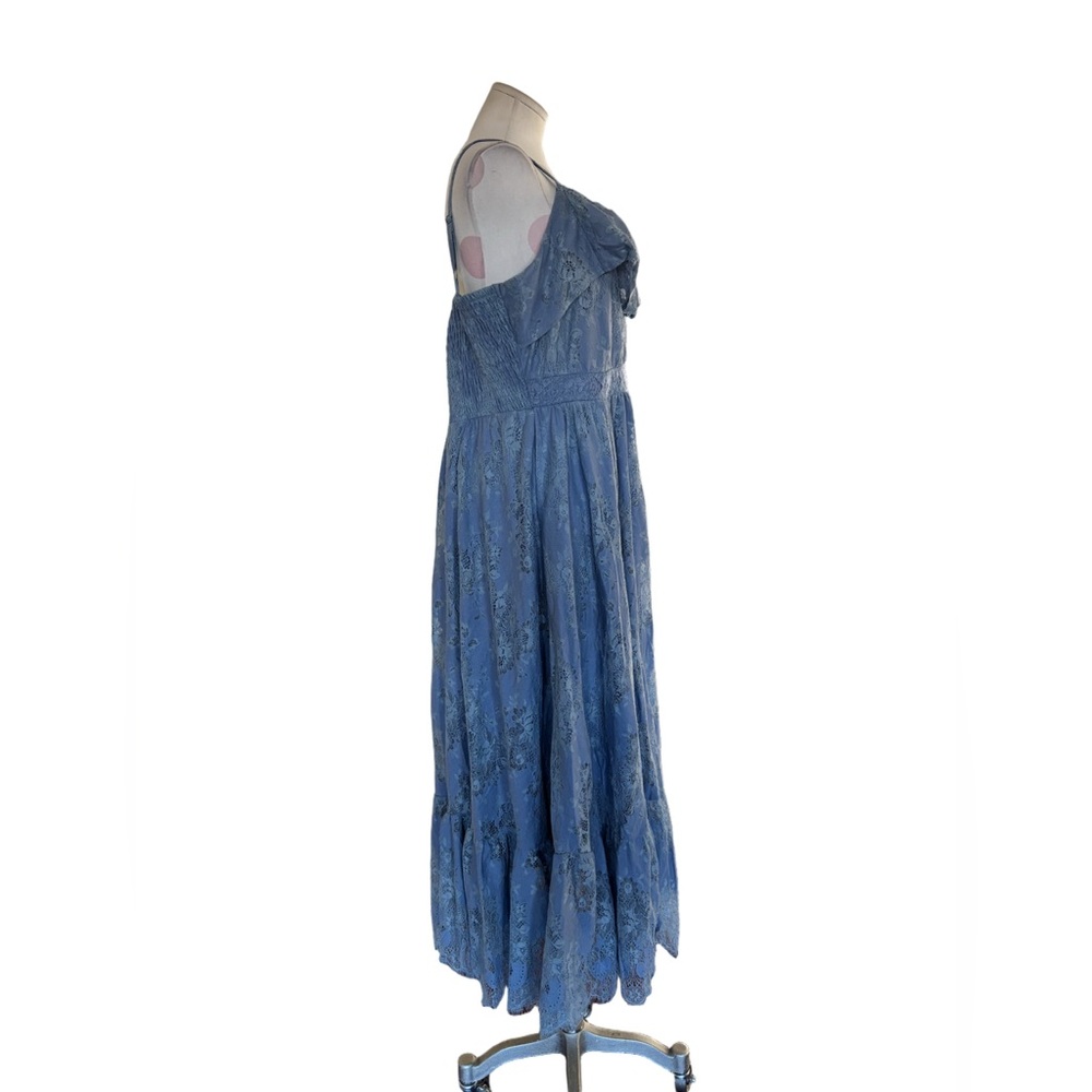 torrid Blue Floral Lace Maxi Dress - Picture 7 of 10